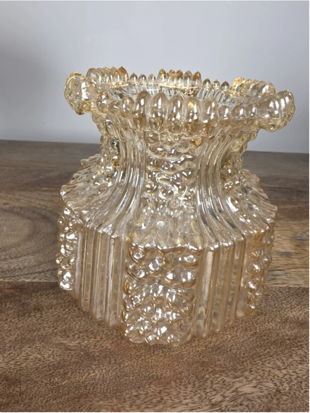 Antique Marigold Carnival Glass 2-1/4